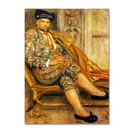 Trademark Fine Art Renoir 'Ambroise Vollard' Canvas Art, 14x19 AA01061-C1419GG